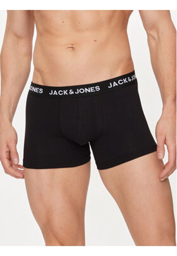 Jack & Jones Komplet 10 par bokserek Solid 12189937 Czarny. Kolor: czarny. Materiał: bawełna