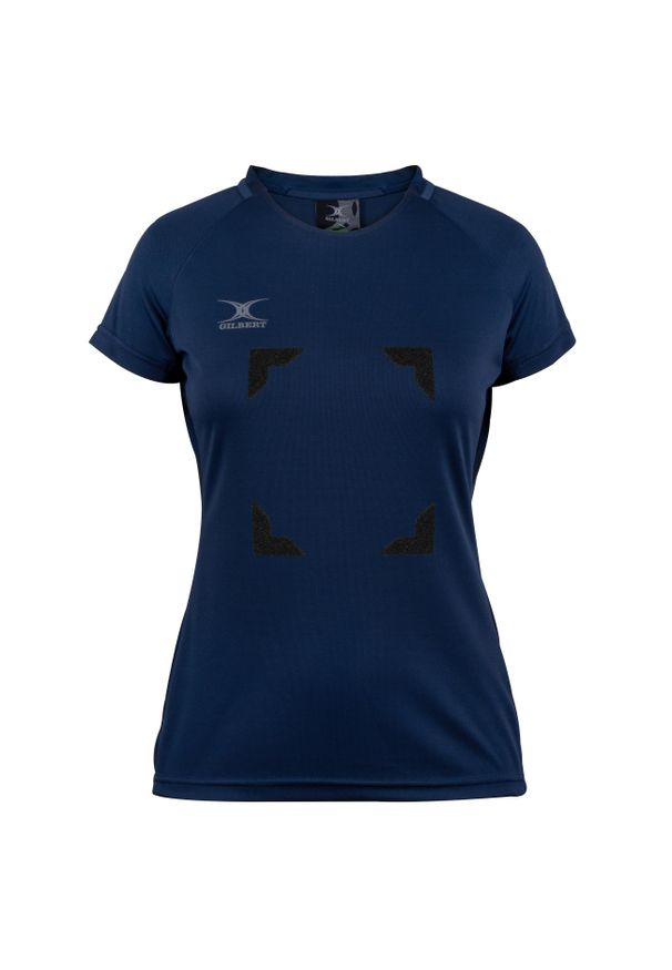 GILBERT - Koszulka damska Gilbert Eclipse Hook and Loop. Kolor: niebieski. Sport: fitness