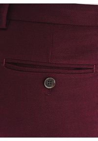 Pako Lorente - PAKO LORENTE – Bordowe spodnie garniturowe. Okazja: na wesele, na co dzień, na ślub cywilny. Kolor: czerwony. Materiał: poliester, wiskoza, elastan. Styl: casual, elegancki #2