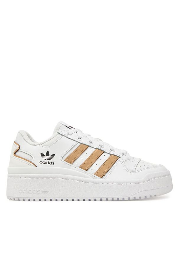 Adidas - adidas Buty do koszykówki Forum Bold JI0056 Biały. Kolor: biały. Materiał: skóra. Sport: koszykówka