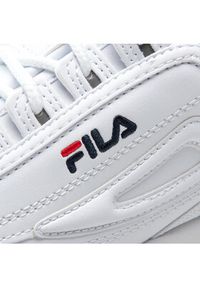 Fila Sneakersy Disruptor Teens FFT0029.10004 Biały. Kolor: biały. Materiał: skóra #4