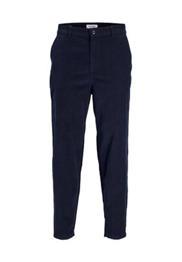 Jack & Jones - Jack&Jones Spodnie materiałowe 12237547 Granatowy Tapered Fit. Kolor: niebieski. Materiał: bawełna