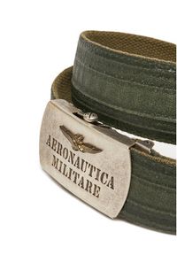Aeronautica Militare Pasek Męski 251CI317CT3585 Zielony. Kolor: zielony. Materiał: materiał #3