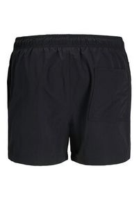 Jack & Jones - Jack&Jones Szorty kąpielowe Maui 12272776 Czarny Regular Fit. Kolor: czarny. Materiał: syntetyk