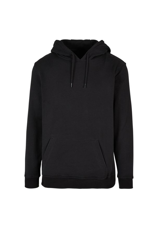 BUILD YOUR BRAND - Męska Bluza Z Kapturem Ultra Heavy Regular. Typ kołnierza: kaptur. Kolor: czarny