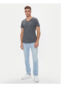 Tommy Jeans T-Shirt Jaspe DM0DM09587 Szary Slim Fit. Kolor: szary. Materiał: bawełna, syntetyk