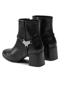 Calvin Klein Botki Ankle Boot 55 HW0HW02095 Czarny. Kolor: czarny. Materiał: skóra #4