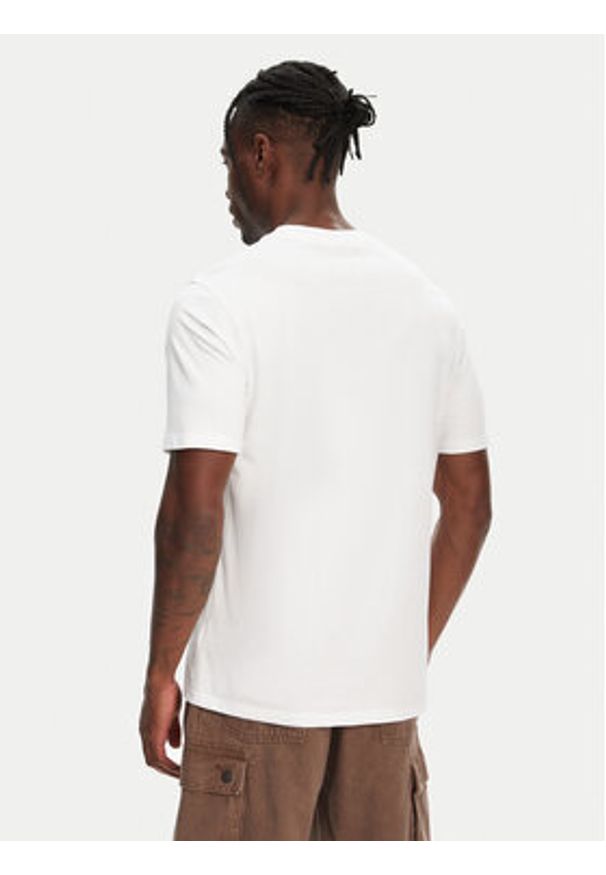 Hunter T-Shirt Tomi Grapphic HARM0037251 Biały Regular Fit. Kolor: biały. Materiał: bawełna