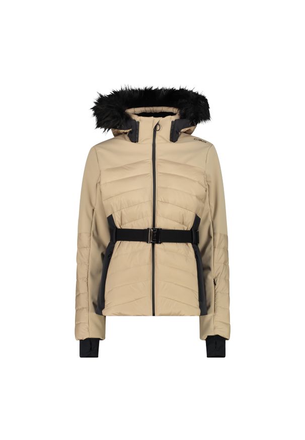 Kurtka damska narciarska CMP 34W4436F. Kolor: beżowy. Sezon: zima. Sport: narciarstwo