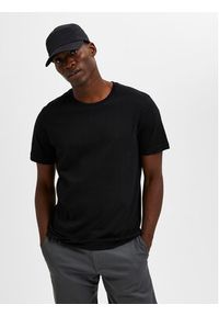 Selected Homme Komplet 3 t-shirtów Haxel 16087854 Czarny Regular Fit. Kolor: czarny. Materiał: bawełna #4