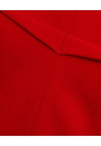 Alexander McQueen - ALEXANDER MCQUEEN - Czerwona sukienka z wełny. Kolor: czerwony. Materiał: wełna. Styl: klasyczny, wizytowy, elegancki #3
