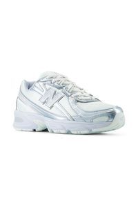 Buty dziecięce New Balance G7407LM – niebieskie. Kolor: niebieski. Materiał: syntetyk, materiał. Szerokość cholewki: normalna. Sezon: lato. Sport: turystyka piesza #2