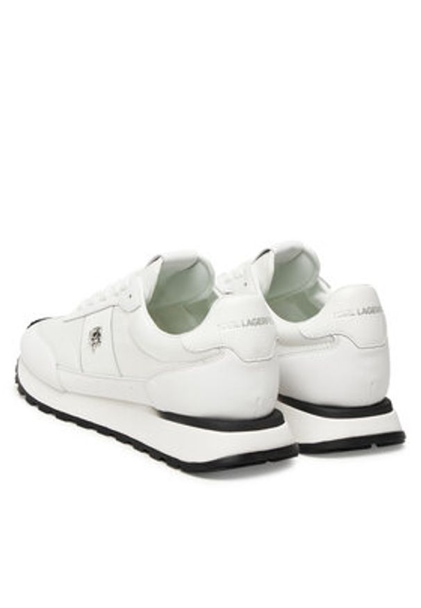 Karl Lagerfeld - KARL LAGERFELD Sneakersy KL51129 Biały. Kolor: biały. Materiał: skóra