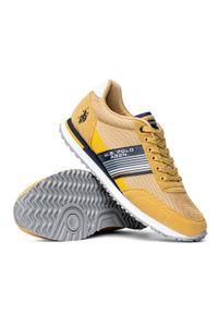 Sneakersy męskie żółte U.S. Polo Assn. XIRIO002-YEL003. Kolor: żółty. Sezon: lato, jesień