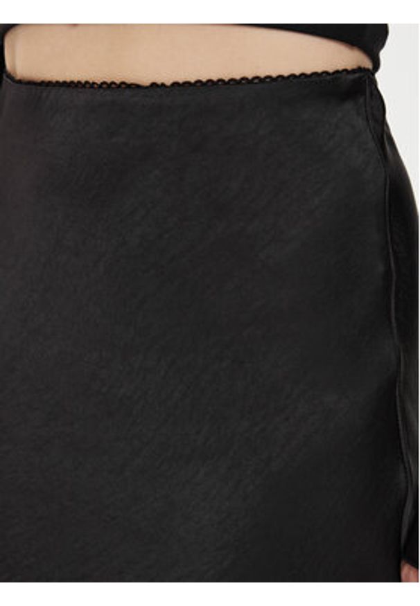 Gina Tricot Spódnica maxi 22969 Czarny Regular Fit. Kolor: czarny. Materiał: syntetyk