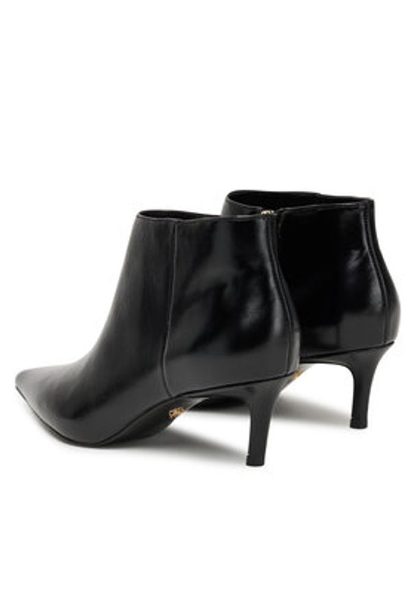 Aldo Botki Keralin 14055282 Czarny. Kolor: czarny. Materiał: skóra