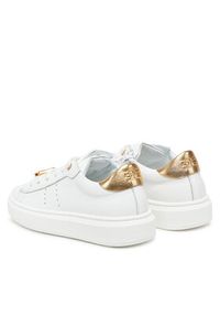 Elisabetta Franchi Sneakersy F4-A9E-0034 S Biały. Kolor: biały. Materiał: skóra