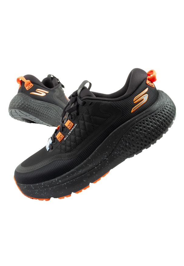 skechers - Buty sportowe do biegania męskie Skechers Go Run Supersonic Max. Kolor: czarny. Materiał: tkanina, materiał. Szerokość cholewki: normalna. Model: Skechers Sport. Sport: bieganie