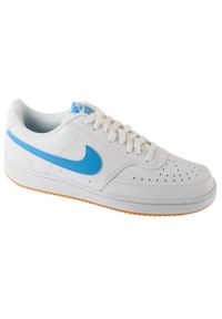 Nike - Buty sportowe Sneakersy męskie, Court Vision Low. Kolor: biały. Model: Nike Court. Sport: turystyka piesza