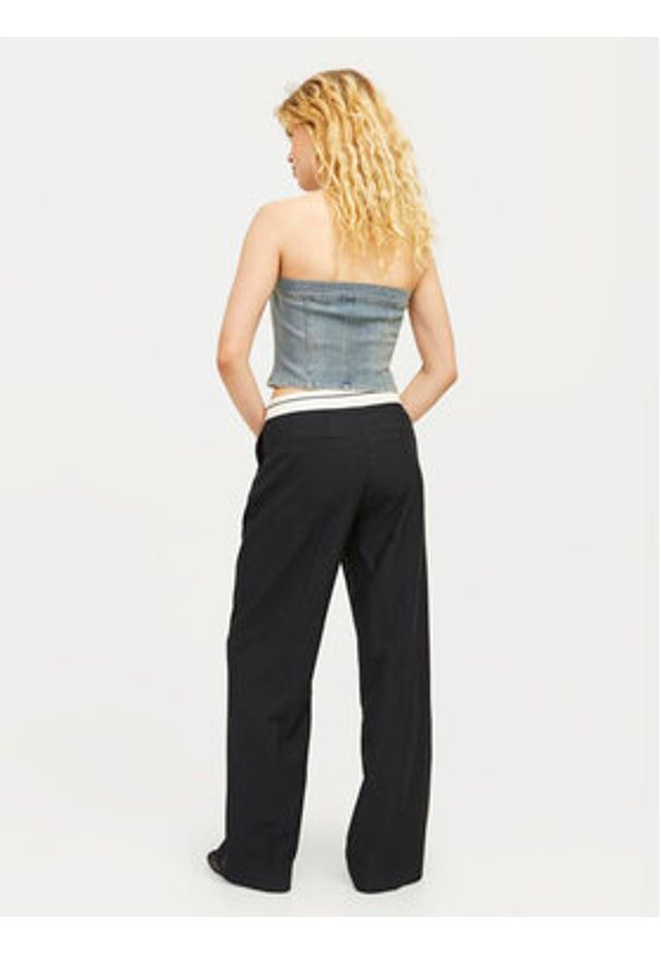 JJXX Spodnie materiałowe Ellis 12261522 Czarny Loose Fit. Kolor: czarny. Materiał: syntetyk