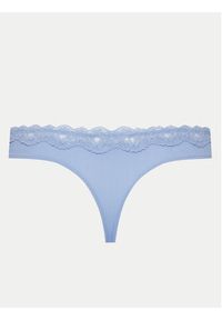 Hunkemöller Stringi Lola 300923 Błękitny. Kolor: niebieski. Materiał: syntetyk