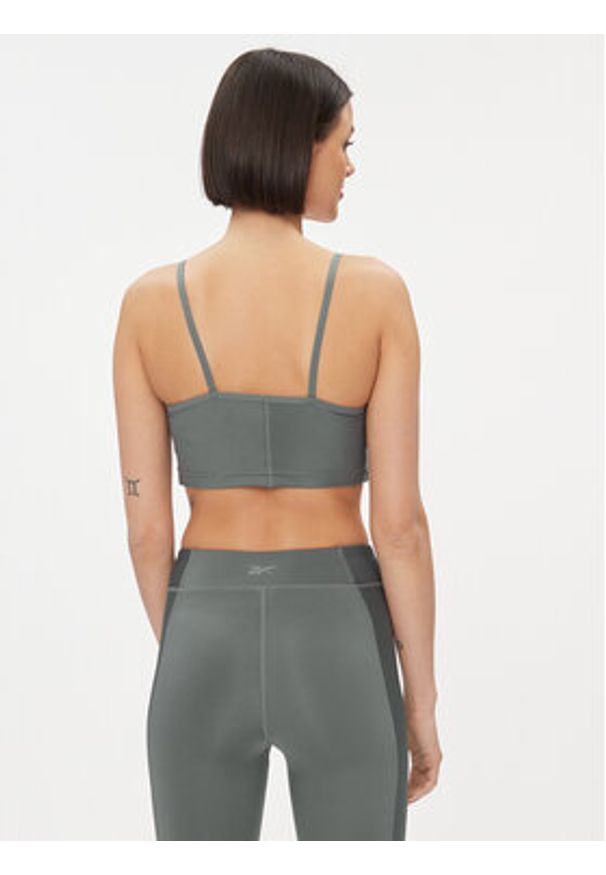 Reebok Top Yoga Performance IM4044 Szary Fitted Fit. Kolor: szary. Materiał: syntetyk