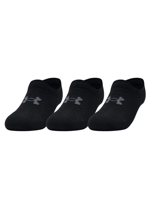 Under Armour - Męskie Skarpety Treningowe Ultra Lo (zestaw 3 Sztuk). Kolor: czarny. Sport: turystyka piesza