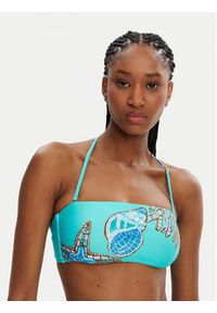 Seafolly Góra od bikini La Mer 31448-214 Turkusowy. Kolor: turkusowy. Materiał: syntetyk