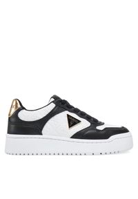 Guess Sneakersy FLJMI6 FAL12 Czarny. Kolor: czarny. Materiał: skóra