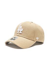 47 Brand Czapka z daszkiem MLB Los Angeles Dodgers '47 MVP B-MVP12WBV-KHC Khaki. Kolor: brązowy. Materiał: materiał