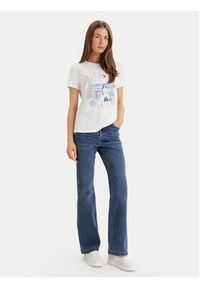 DKNY T-Shirt P61MPWNA Biały Regular Fit. Kolor: biały #4