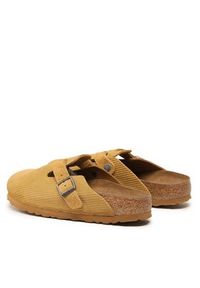 Birkenstock Klapki Boston 1025668 Brązowy. Kolor: brązowy. Materiał: skóra, welur #5