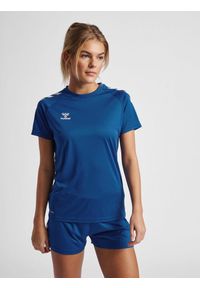 Hummel Core XK Poly T-Shirt S/S Woman. Kolor: niebieski. Długość rękawa: krótki rękaw. Długość: krótkie. Sport: fitness