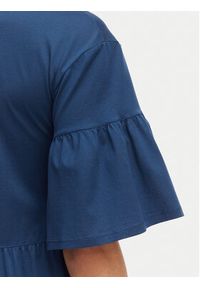 Weekend Max Mara Sukienka codzienna Saggina 2615621042 Niebieski Regular Fit. Okazja: na co dzień. Kolor: niebieski. Materiał: bawełna. Typ sukienki: proste. Styl: casual #4