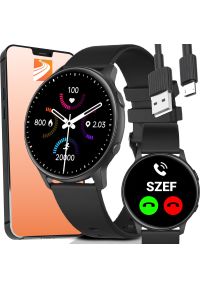 Retoo - Smartwatch zegarek sportowy funkcyjny pulsometr ciśnieniomierz sen muzyka 45 mm - czarny Smartwatch zegarek sportowy funkcyjny pulsometr ciśnieniomier. Rodzaj zegarka: smartwatch. Kolor: czarny. Styl: sportowy
