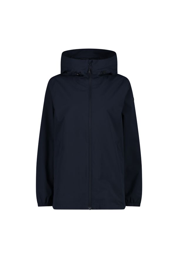 Damska wodoodporna kurtka zapinana na zamek CMP. Kolor: niebieski. Sport: turystyka piesza