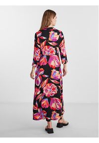 YAS Sukienka koszulowa Savanna 26022663 Kolorowy Loose Fit. Materiał: wiskoza. Wzór: kolorowy. Typ sukienki: koszulowe #4