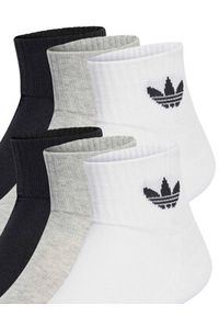 Adidas - adidas Zestaw 3 par wysokich skarpet unisex IJ5628 Kolorowy. Materiał: materiał, bawełna. Wzór: kolorowy