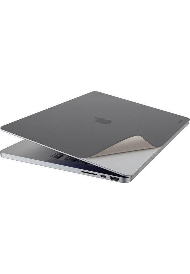 NoName - Etui JCPal MacGuard Two-in-One Skin Set (Space Gray, Top skin+Back skin) for MacBook Pro14"2021.10