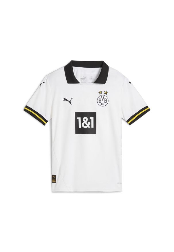 Puma - Młodzieżowa koszulka dodatkowa Borussia Dortmund 24/25 PUMA White. Kolor: biały. Materiał: materiał. Sport: piłka nożna