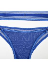 Intica - Komplet bielizny transparentny z chokerem Lashaun. Kolor: biały. Materiał: materiał #10