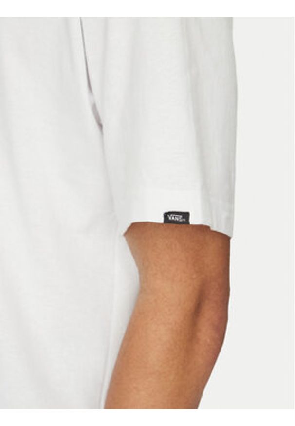 Vans T-Shirt Left Chest II VN000P1P Biały Loose Fit. Kolor: biały. Materiał: bawełna