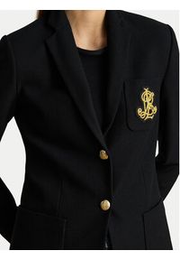 Lauren Ralph Lauren - LAUREN RALPH LAUREN Marynarka Bullion 200797305500 Czarny Regular Fit. Kolor: czarny. Materiał: bawełna #2
