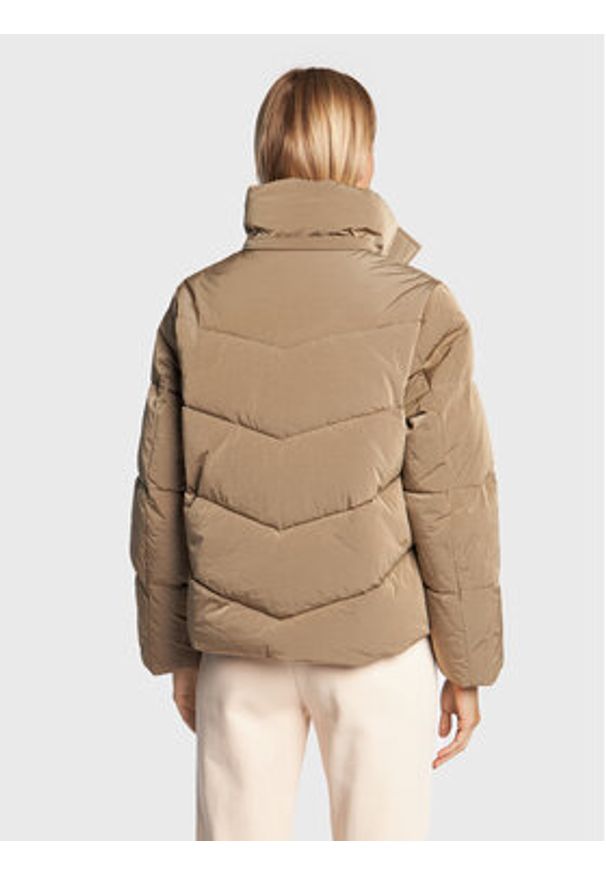 Calvin Klein Kurtka zimowa K20K204693 Beżowy Regular Fit. Kolor: beżowy. Materiał: syntetyk. Sezon: zima