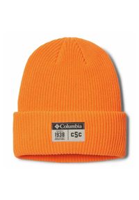 columbia - Czapka Zimowa Unisex Columbia Lost Lager II Beanie. Kolor: pomarańczowy. Sezon: zima