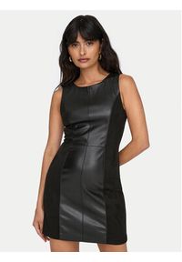 only - ONLY Sukienka skórzana Rafia 15330045 Czarny Slim Fit. Kolor: czarny. Materiał: skóra #5