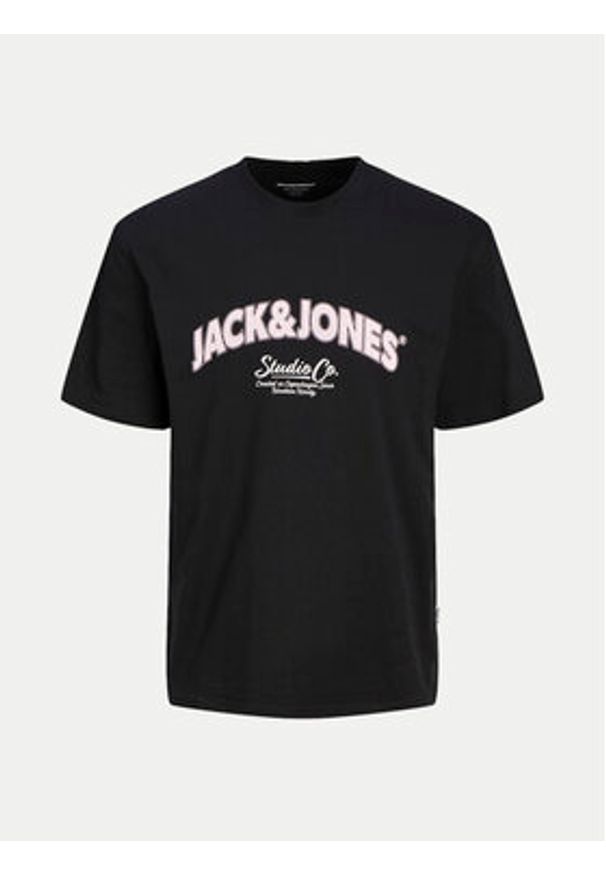 Jack & Jones Komplet t-shirtów Bronx 12271571 Czarny Relaxed Fit. Kolor: czarny. Materiał: bawełna