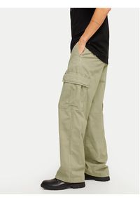Jack & Jones - Jack&Jones Spodnie materiałowe Bill 12269379 Beżowy Wide Leg. Kolor: beżowy. Materiał: bawełna #5