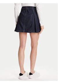 Calvin Klein Jeans Spódnica jeansowa LV047C717G Granatowy Regular Fit. Kolor: niebieski. Materiał: bawełna #4