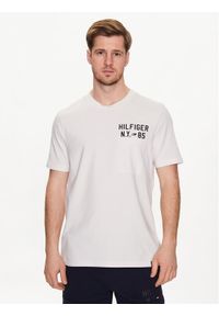 TOMMY HILFIGER - Tommy Hilfiger T-Shirt Graphic MW0MW30444 Écru Regular Fit. Materiał: bawełna #1